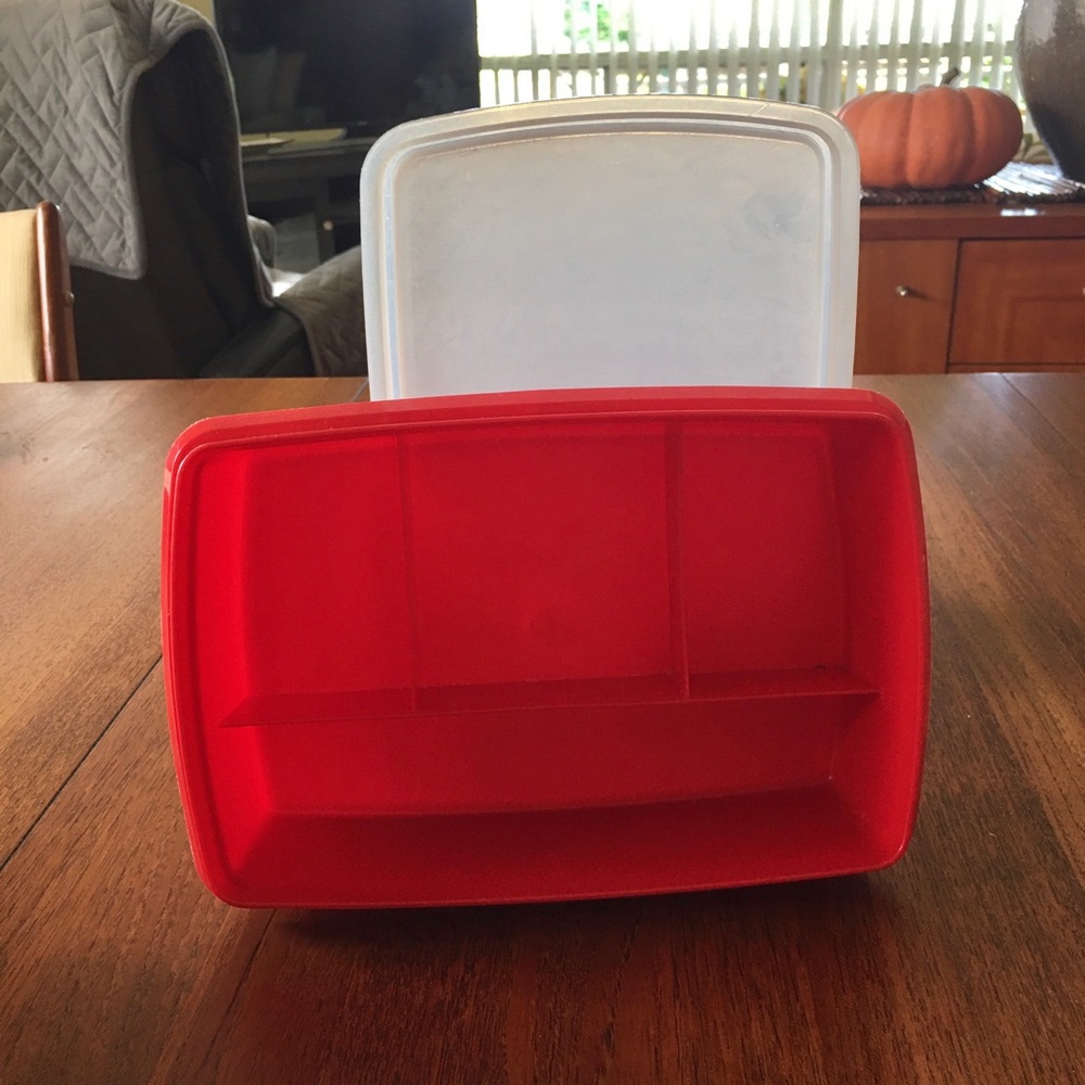 Tupperware storage box, vintage and in mint condition.